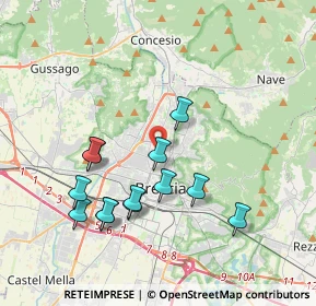 Mappa 25128 Brescia BS, Italia (3.69154)