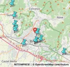 Mappa 25128 Brescia BS, Italia (4.29545)