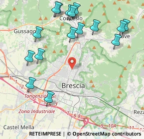Mappa 25128 Brescia BS, Italia (4.985)