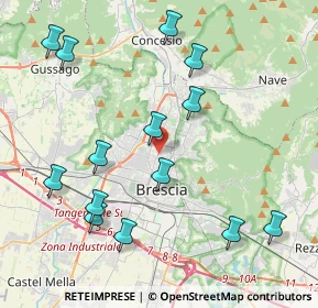 Mappa 25128 Brescia BS, Italia (4.58214)
