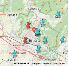 Mappa 25128 Brescia BS, Italia (3.50545)