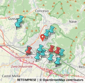 Mappa 25128 Brescia BS, Italia (3.7675)
