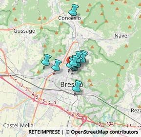 Mappa 25128 Brescia BS, Italia (1.64)