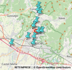 Mappa 25128 Brescia BS, Italia (2.74917)