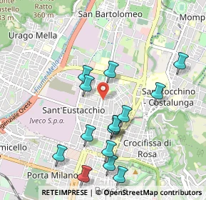 Mappa 25128 Brescia BS, Italia (0.99733)
