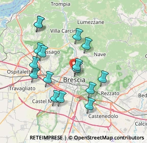 Mappa 25128 Brescia BS, Italia (7.0925)