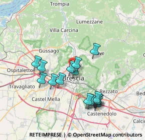 Mappa 25128 Brescia BS, Italia (6.855)