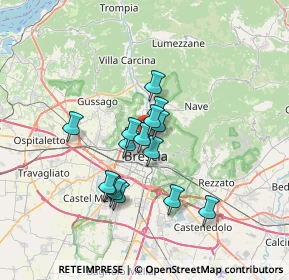 Mappa 25128 Brescia BS, Italia (5.18267)