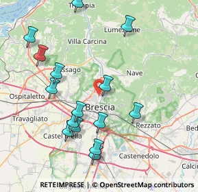 Mappa 25128 Brescia BS, Italia (8.43467)