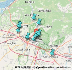 Mappa 25128 Brescia BS, Italia (5.265)