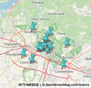 Mappa 25128 Brescia BS, Italia (4.88692)