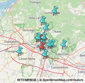 Mappa 25128 Brescia BS, Italia (4.56643)