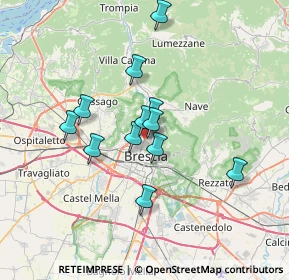 Mappa 25128 Brescia BS, Italia (5.48667)