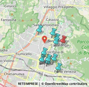 Mappa 25128 Brescia BS, Italia (1.53333)