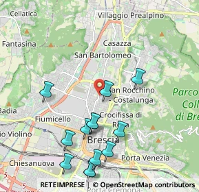 Mappa 25128 Brescia BS, Italia (2.24462)