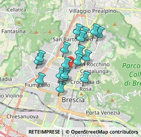 Mappa 25128 Brescia BS, Italia (1.27333)