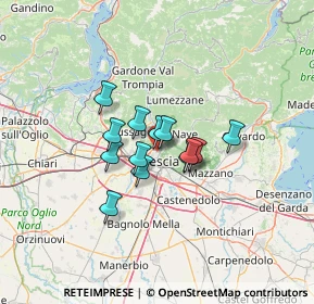 Mappa 25128 Brescia BS, Italia (8.37769)