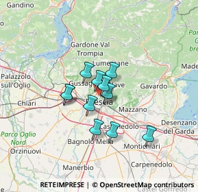 Mappa 25128 Brescia BS, Italia (8.425)