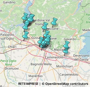 Mappa 25128 Brescia BS, Italia (10.7245)