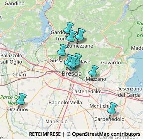 Mappa 25128 Brescia BS, Italia (10.37333)