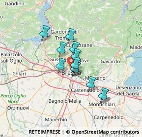 Mappa 25128 Brescia BS, Italia (9.20917)