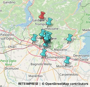 Mappa 25128 Brescia BS, Italia (6.794)