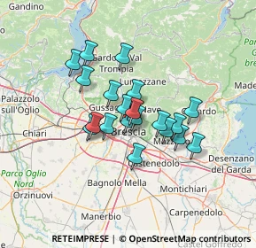 Mappa 25128 Brescia BS, Italia (9.635)