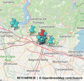 Mappa 25128 Brescia BS, Italia (7.34818)