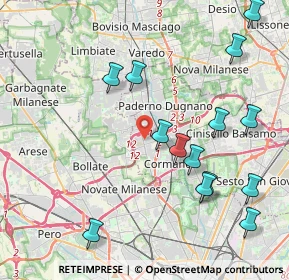 Mappa Via Cernaia, 20037 Paderno Dugnano MI, Italia (4.63357)