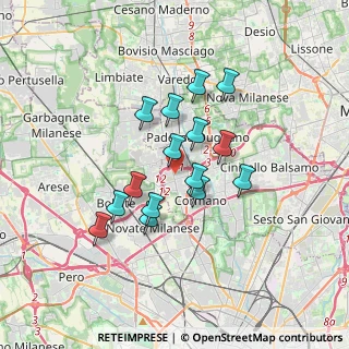 Mappa Via Cernaia, 20037 Paderno Dugnano MI, Italia (2.77733)