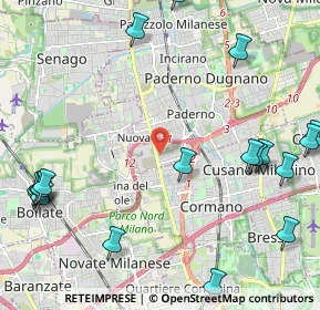 Mappa Via Cernaia, 20037 Paderno Dugnano MI, Italia (3.0275)
