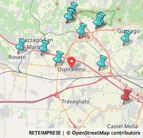 Mappa P.za Roma, 25035 Ospitaletto BS, Italia (4.685)