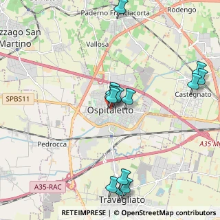 Mappa P.za Roma, 25035 Ospitaletto BS, Italia (2.18692)
