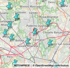 Mappa Via Messico, 20037 Paderno Dugnano MI, Italia (6.34588)