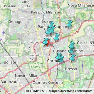 Mappa Via Messico, 20037 Paderno Dugnano MI, Italia (1.61818)