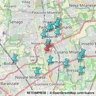 Mappa Via Messico, 20037 Paderno Dugnano MI, Italia (1.964)