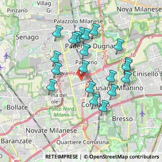 Mappa Via Messico, 20037 Paderno Dugnano MI, Italia (1.79)