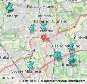 Mappa Via Messico, 20037 Paderno Dugnano MI, Italia (2.78)