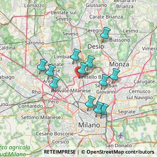 Mappa Via Messico, 20037 Paderno Dugnano MI, Italia (6.4225)