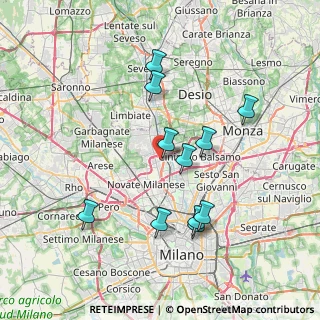 Mappa Via Messico, 20037 Paderno Dugnano MI, Italia (7.13818)