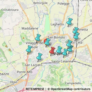 Mappa Viale Trento, 36100 Vicenza VI, Italia (1.79667)