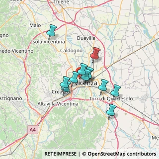 Mappa Viale Trento, 36100 Vicenza VI, Italia (4.6925)