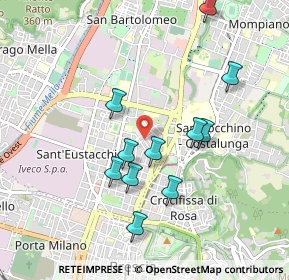 Mappa Via Carlo Stuparich, 25128 Brescia BS, Italia (0.88273)
