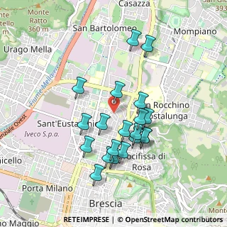 Mappa Via Carlo Stuparich, 25128 Brescia BS, Italia (0.8235)