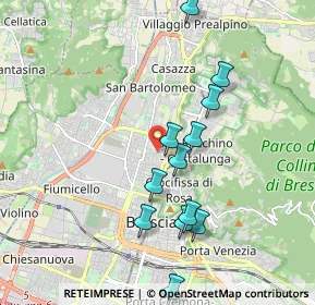 Mappa Via Carlo Stuparich, 25128 Brescia BS, Italia (1.86917)