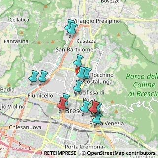 Mappa Via Carlo Stuparich, 25128 Brescia BS, Italia (1.78667)