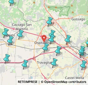 Mappa 25035 Ospitaletto BS, Italia (5.8025)