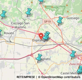 Mappa 25035 Ospitaletto BS, Italia (6.29154)