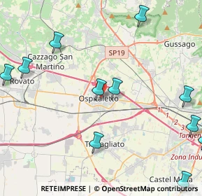 Mappa 25035 Ospitaletto BS, Italia (5.68182)