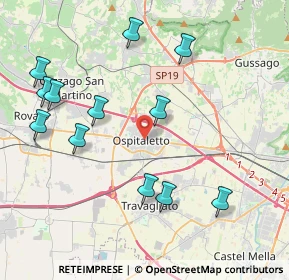 Mappa 25035 Ospitaletto BS, Italia (4.4675)